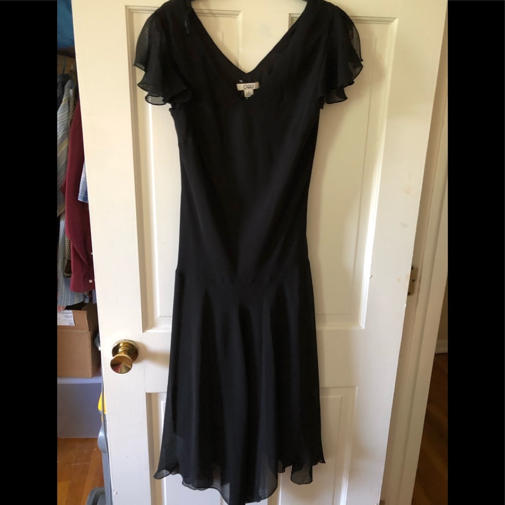 NWT Cato Sheer Black Dress